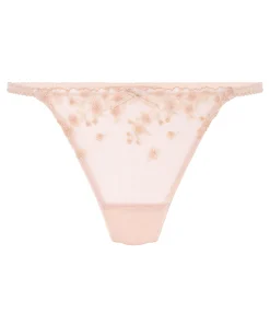 Chloe String mit hohem Bein - Rosa