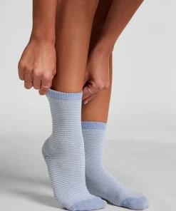 Crew-Socken aus Modal - Blau