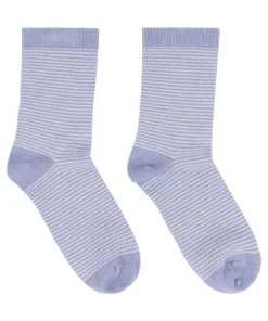 Crew-Socken aus Modal - Blau