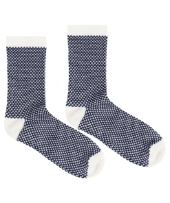 Crew-Socken aus Modal - Blau