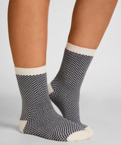 Crew-Socken aus Modal - Blau