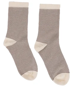 Crew-Socken aus Modal - Braun