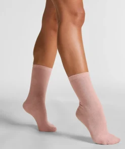 Crew-Socken aus Modal - Rosa