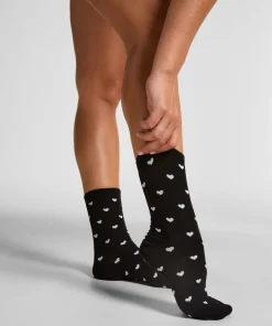 Crew-Socken aus Modal - Schwarz