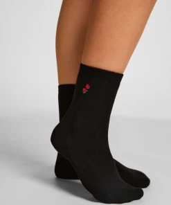 Crew-Socken aus Modal - Schwarz
