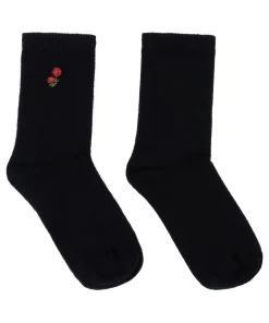 Crew-Socken aus Modal - Schwarz