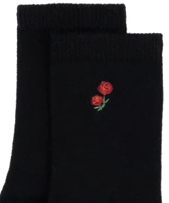 Crew-Socken aus Modal - Schwarz