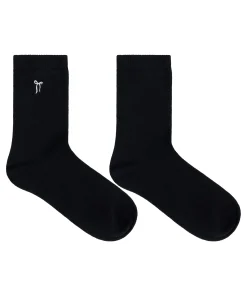 Crew-Socken aus Modal - Schwarz