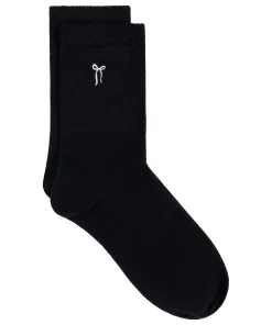 Crew-Socken aus Modal - Schwarz