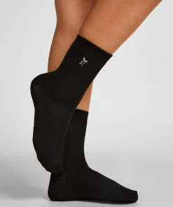 Crew-Socken aus Modal - Schwarz