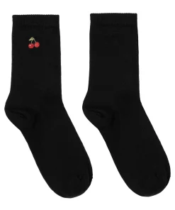 Crew-Socken aus Modal - Schwarz