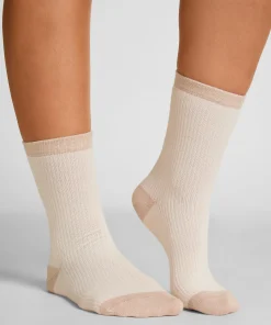Crew-Socken aus Modal - Weiß