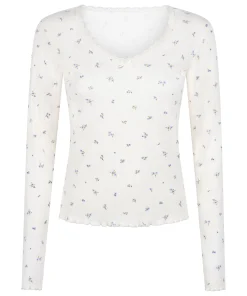 Daisy Pyjama Oberteil - Weiß