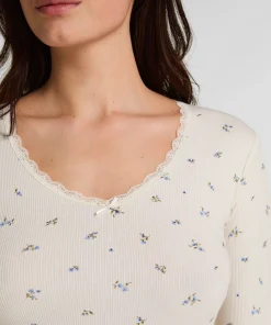 Daisy Pyjama Oberteil - Weiß