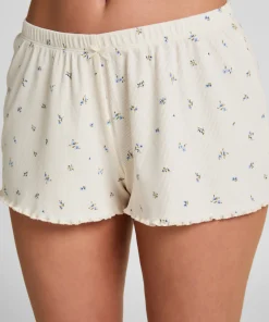Daisy Pyjama-Shorts - Weiß