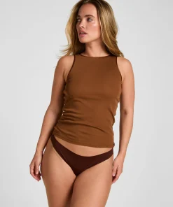 Damen Singlet Basic - Braun