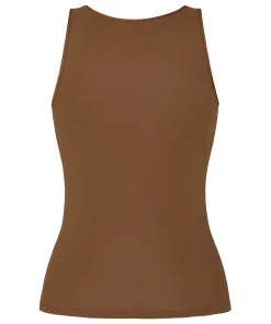 Damen Singlet Basic - Braun