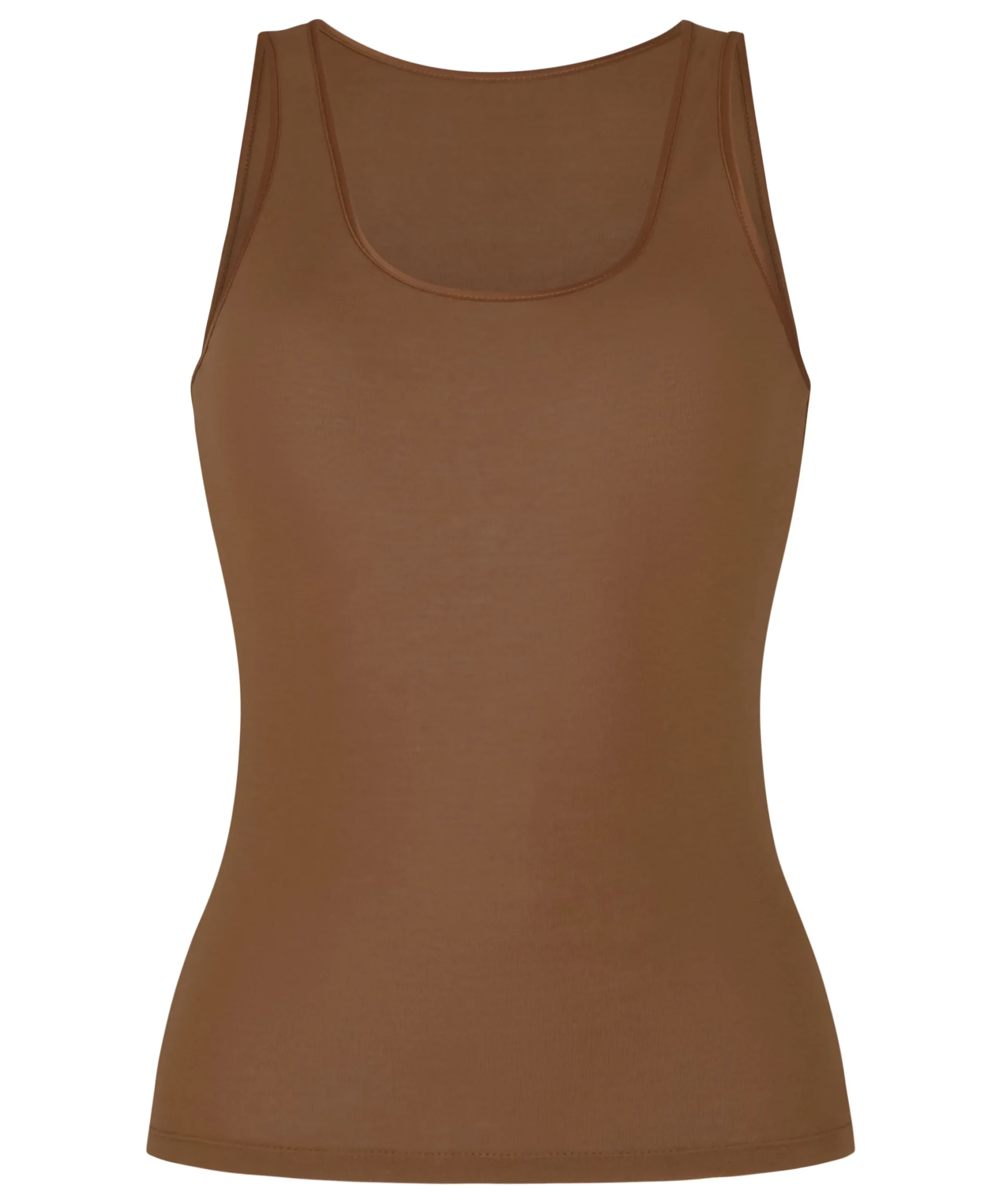 Damen Singlet Basic - Braun