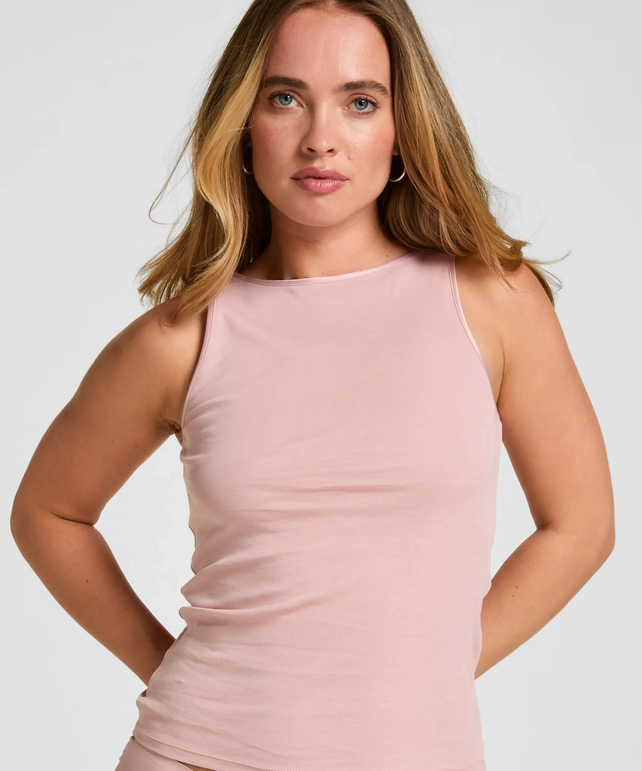 Damen Singlet Basic - Rosa