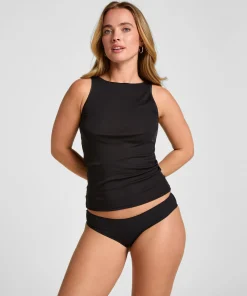 Damen Singlet Basic - Schwarz