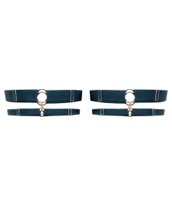 Elastische Strumpfhalter - Blau