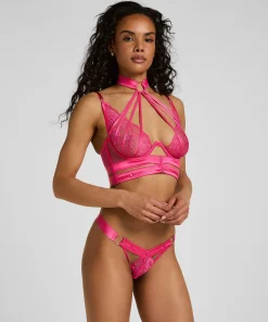 Emmeline Highleg String - Rosa