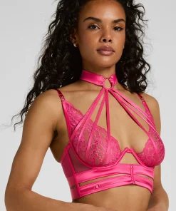 Emmeline Unwattierter Longline-Bügel-BH - Rosa