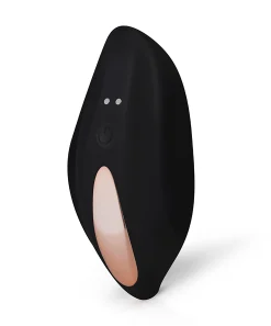 Ferngesteuerter Vibrator Spitzen-Tanga - Schwarz