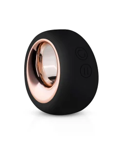 Ferngesteuerter Vibrator Spitzen-Tanga - Schwarz