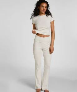 Flared Lounge Pants - Grau