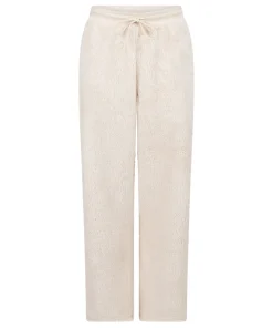 Fluffy-Fleece-Hose - Beige
