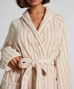 Frottee-Bademantel - Beige