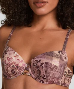 Gepolstertes Bügel-Bikini-Oberteil Ibiza - Lila