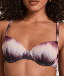 Gepolstertes Bügel-Bikini-Oberteil Mauritius - Lila