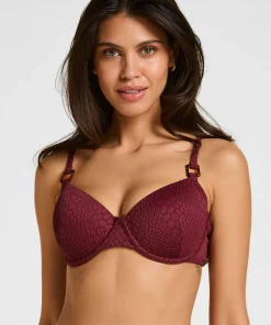 Gepolstertes Bügel-Bikini-Oberteil Aruba - Lila