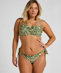 Gepolstertes Bügel-Bikini-Oberteil Cancun - Grün