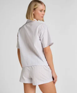 Gestreiftes Baumwolljacke - Lila