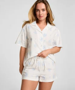Gewebte Shorts - Weiß