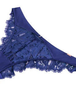 Grace Brazilian mit hohem Beinausschnitt - Blau