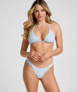 Highleg Bikinihose Amalfi - Blau