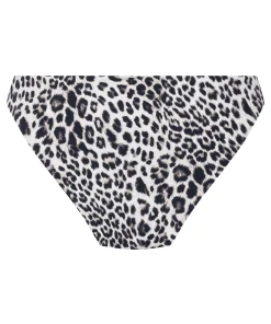 Highleg Bikinihose Leopard - Schwarz