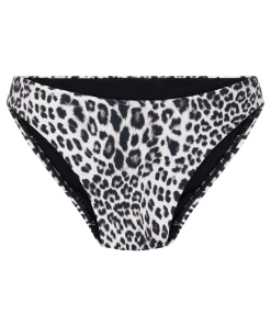 Highleg Bikinihose Leopard - Schwarz