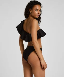 Highleg Bikinihose Luxe - Schwarz