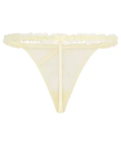 Highleg Tanga Flora - Gelb