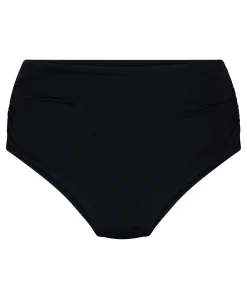 High-Waisted Formende Bikinihose Luxe - Schwarz