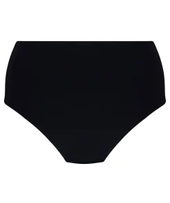 High-Waisted Formende Bikinihose Luxe - Schwarz