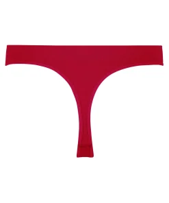 Hoch ausgeschnittener String Dianne - Rot