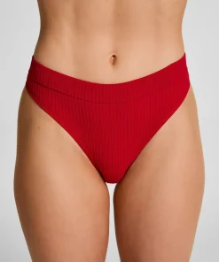 Hoch ausgeschnittener String Dianne - Rot