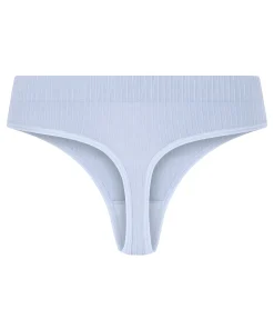 Hoch ausgeschnittener String Dianne - Blau