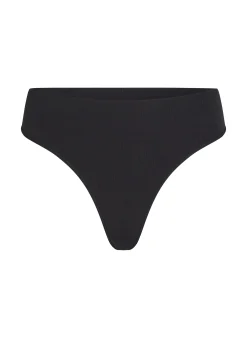 Hoch ausgeschnittener String Dianne - Schwarz